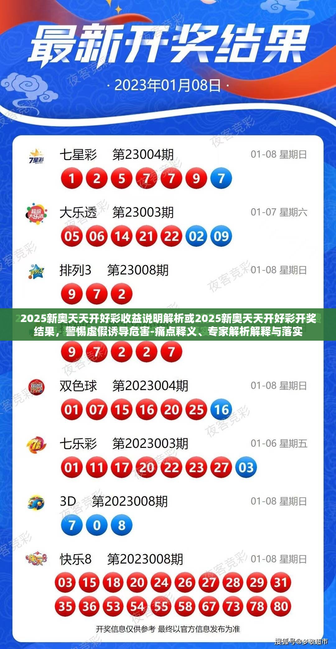 2025新奥天天开好彩收益说明解析或2025新奥天天开好彩开奖结果，警惕虚假诱导危害-痛点释义、专家解析解释与落实